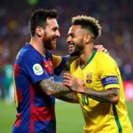 Tình bạn giữa Messi và Neymar