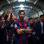 Messi chịu áp lực trước trận đấu