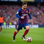 Messi rê bóng kỹ thuật