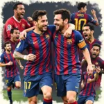 Messi và Suarez kỷ niệm không thể quên