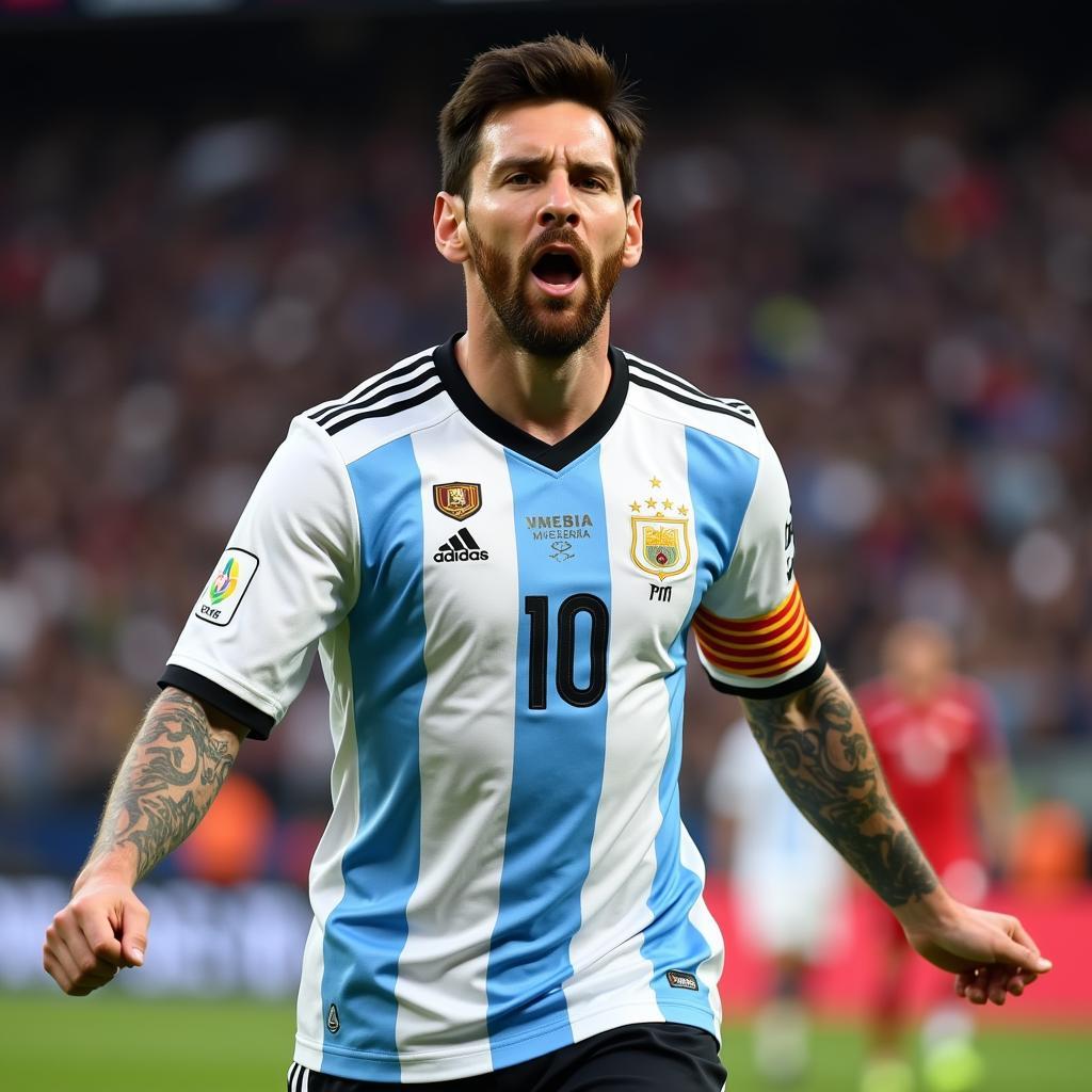 Messi Tỏa Sáng Argentina vs Venezuela