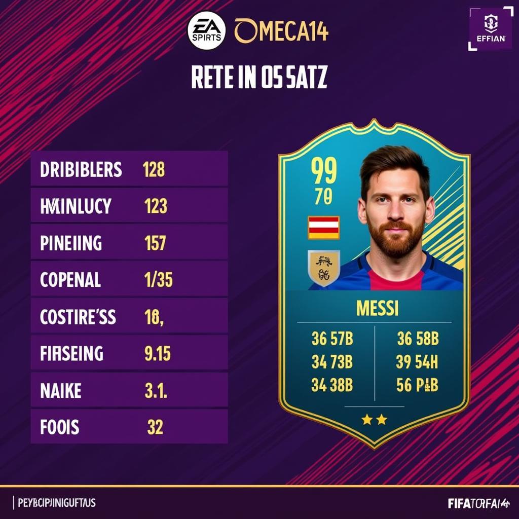 Messi TOTY 19 FO4 Chỉ Số