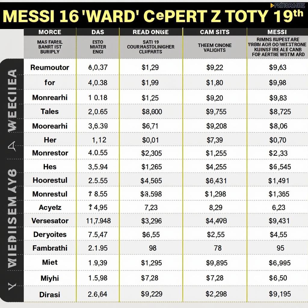 Messi TOTY 19 FO4 So Sánh