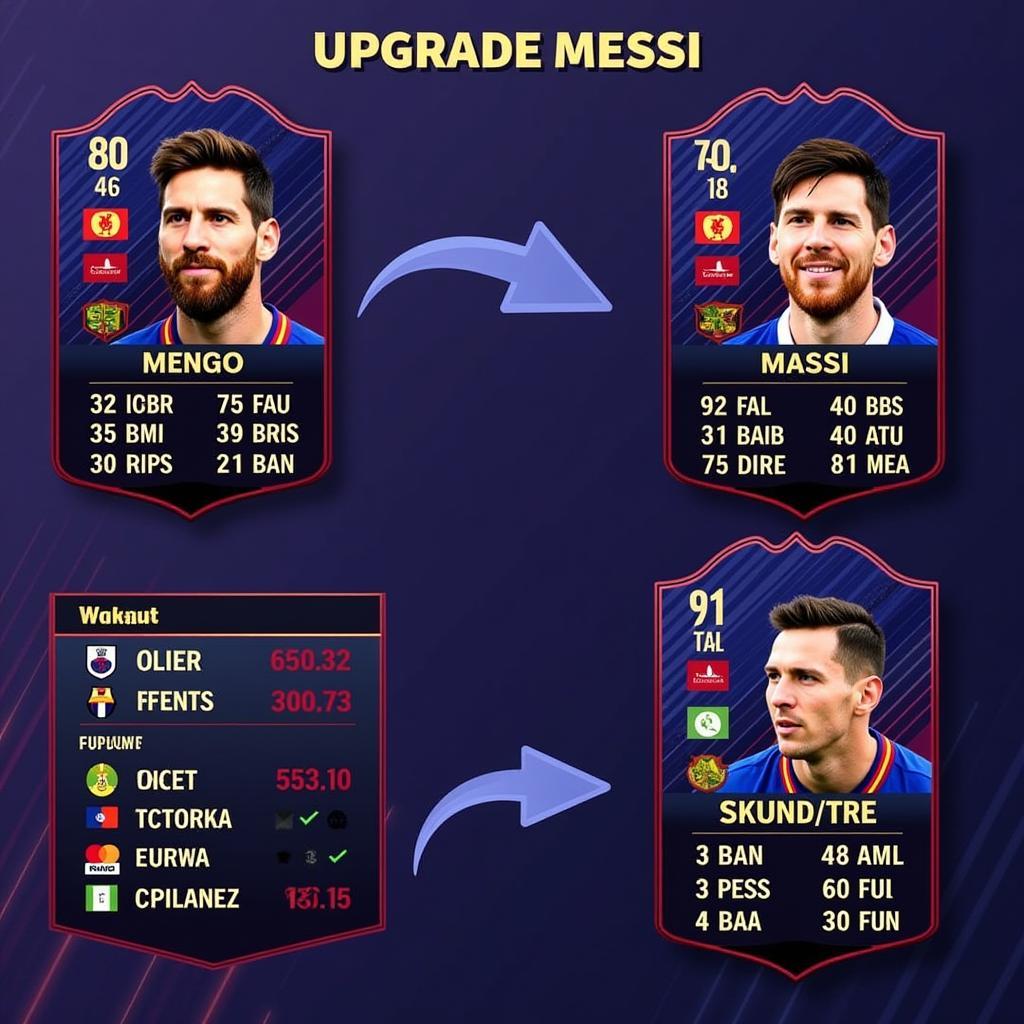 Messi TOTY FO4: Nâng Cấp Cầu Thủ