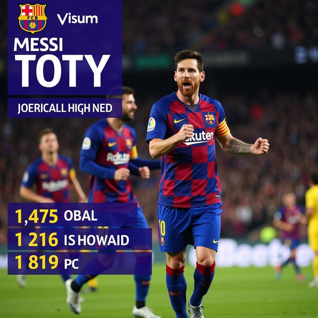 Messi TOTY Lựa Chọn Hoàn Hảo