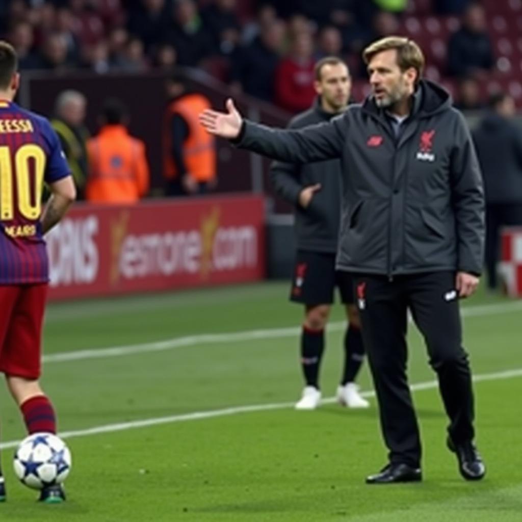 Messi và Klopp đối đầu tại Champions League