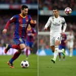 So sánh phong cách thi đấu của Messi và Ronaldo