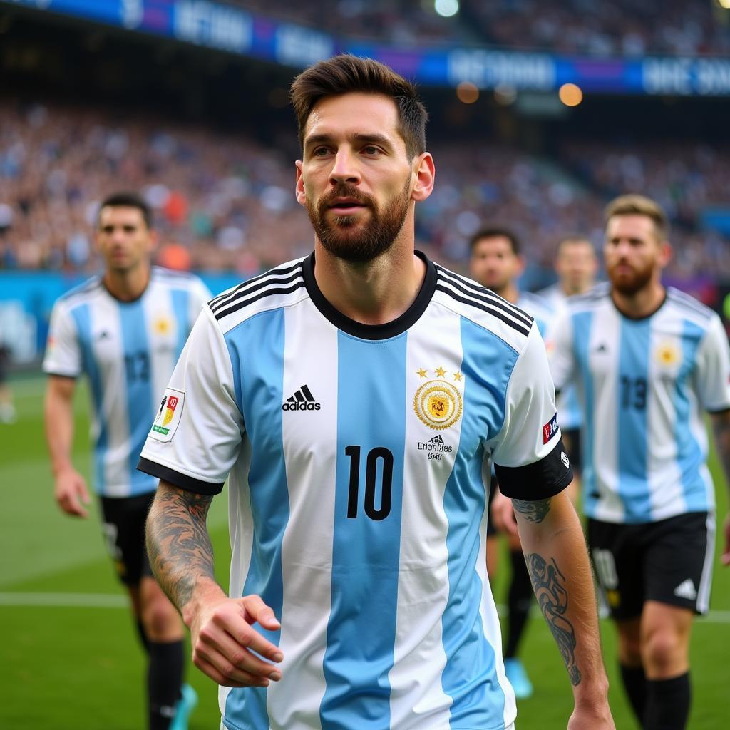 Messi và vai trò trong đội hình Argentina