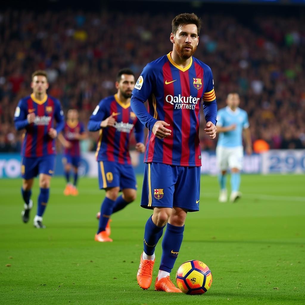 Messi vắng mặt trong trận đấu quan trọng do án phạt