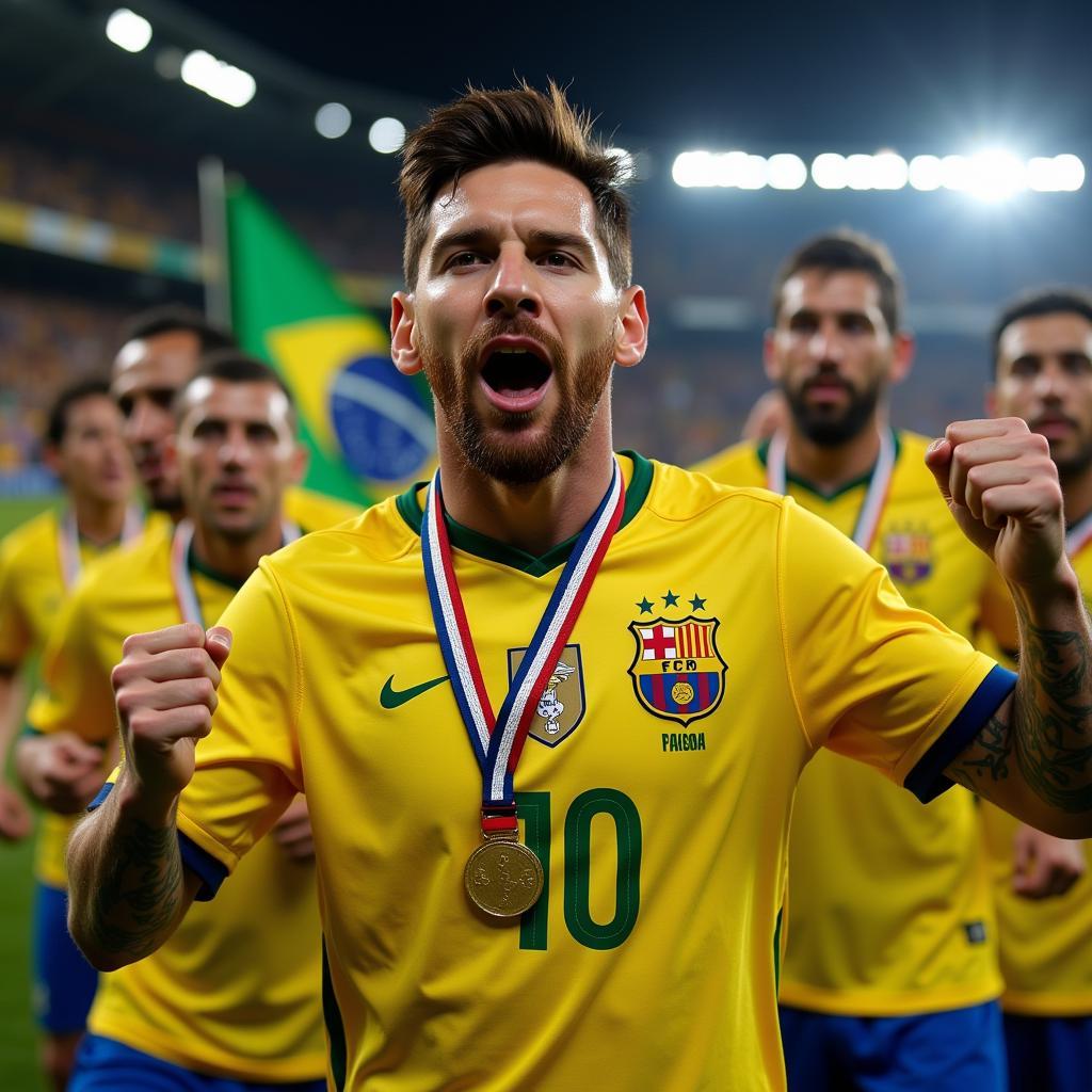 Messi Vô Địch Copa America Brazil