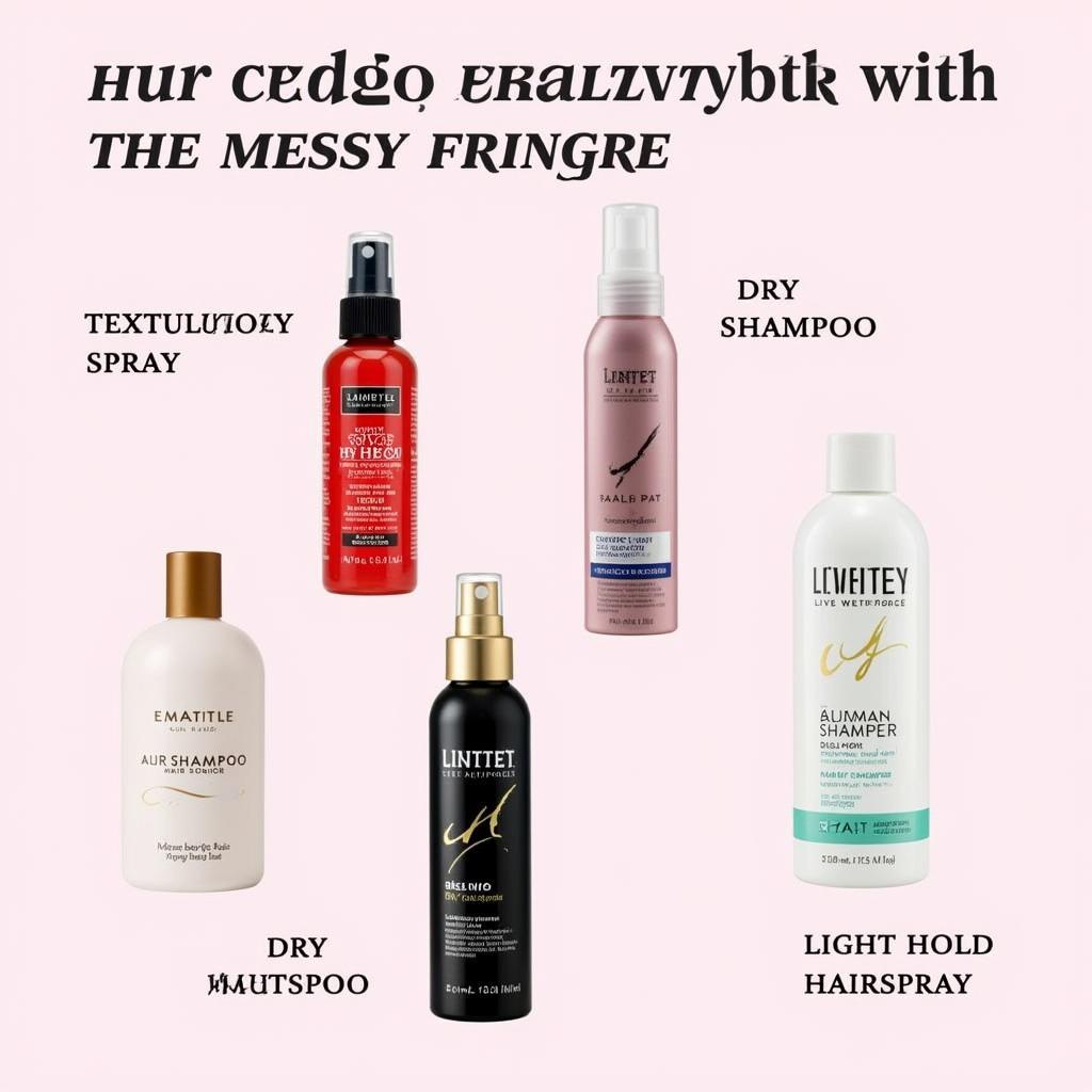 Recommended Styling Products for the Messy Fringe Girl