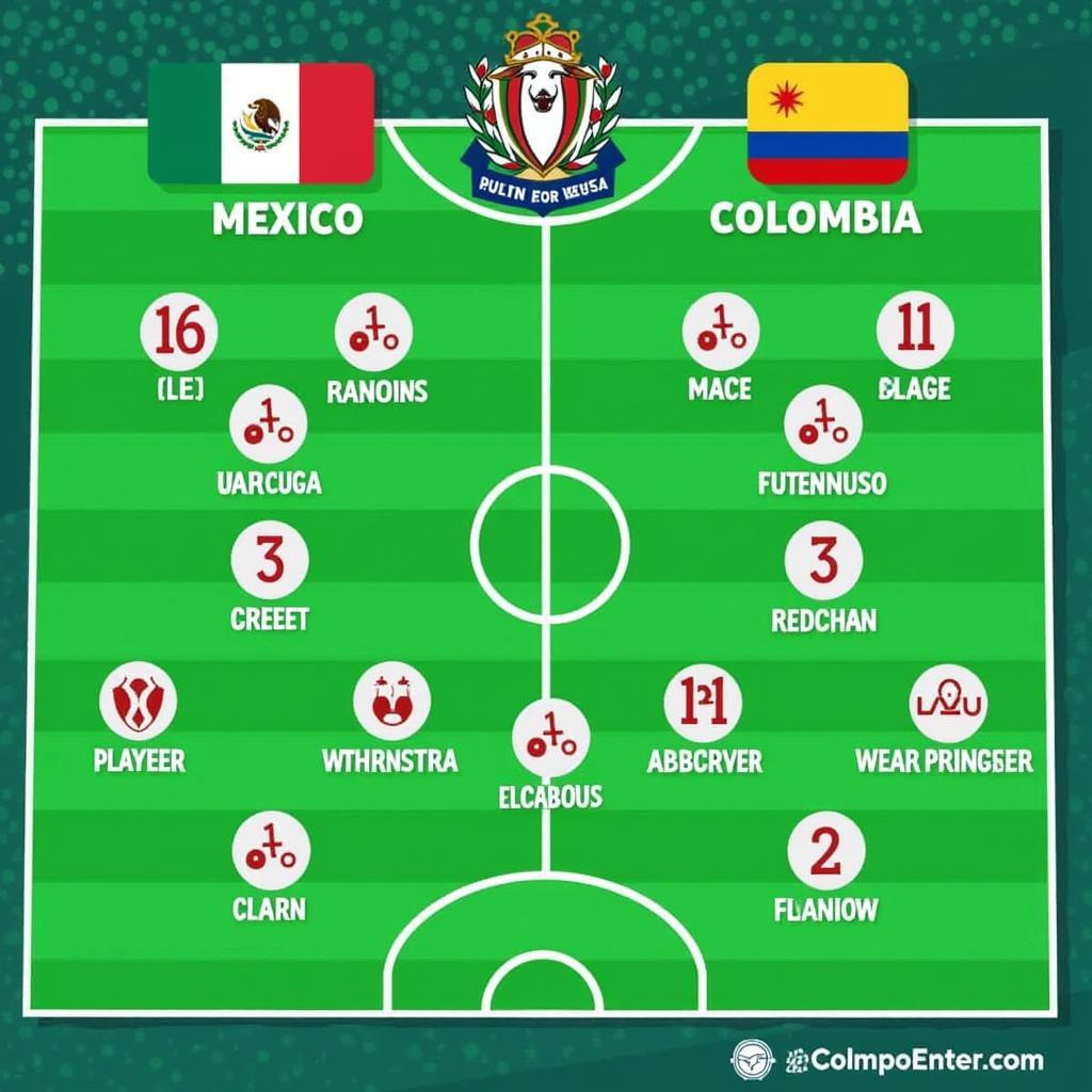 Mexico vs Colombia: Chiến thuật và đội hình