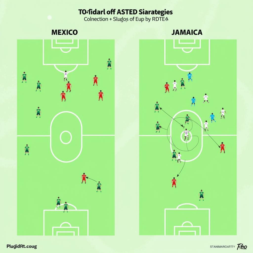 Chiến thuật dự kiến Mexico vs Jamaica