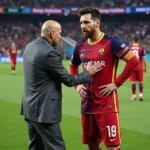 Nusret tiếp cận Messi sau trận chung kết World Cup