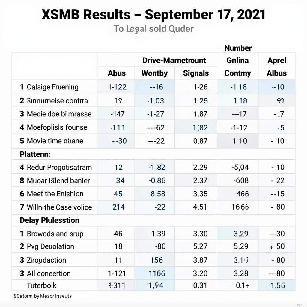 Phân tích kết quả XSMB 17/9/2021