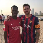 Pogba và Messi gặp gỡ tại Dubai