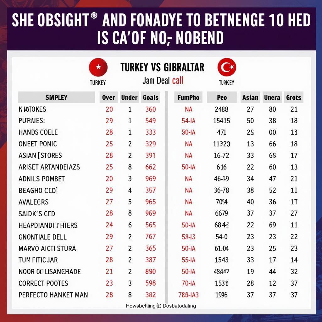 Soi kèo Thổ Nhĩ Kỳ vs Gibraltar