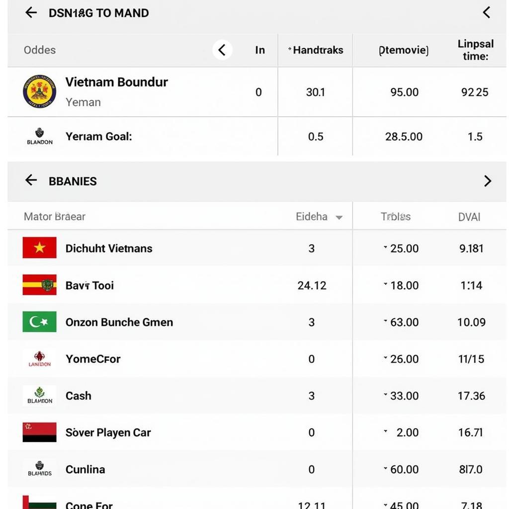 Tỷ lệ kèo nhà cái cho trận đấu Việt Nam vs Yemen