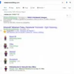 Tìm kiếm skin Minecraft Messi trên Google