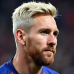 Messi với mái tóc bạch kim nổi bật gây sốt cộng đồng mạng