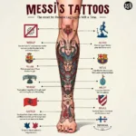 Ý nghĩa hình xăm chân màu của Messi